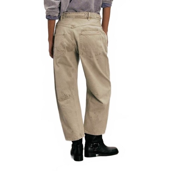 NEW FREE PEOPLE We The Free MOXIE LOW SLUNG PULL ON BARREL JETTY SIZE 29 - Picture 2 of 10